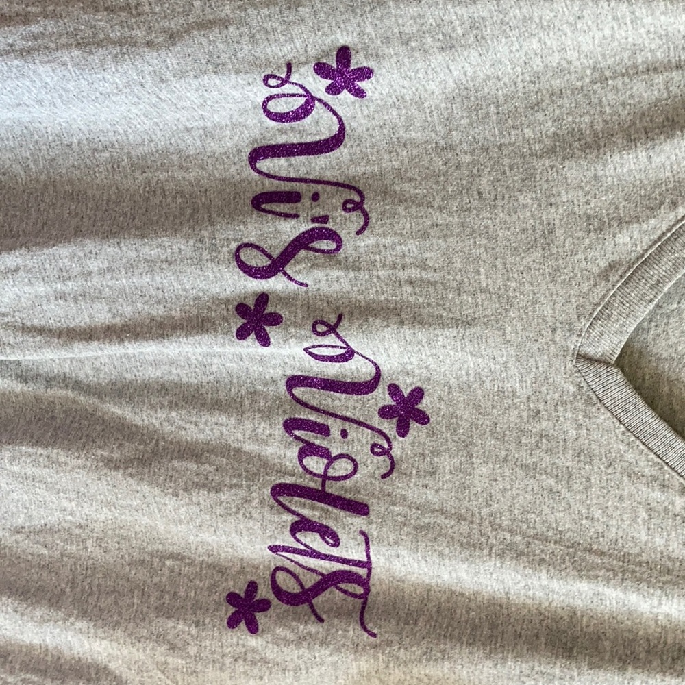 Grey Vis Violets T-shirt